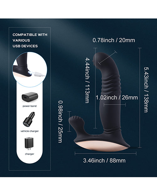 Royal Thrusting & Vibrating Prostate Massager Product Image.