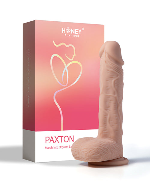 PAXTON 應用程式控制逼真 8.5 英吋振動假陽具 - 象牙色 Product Image.