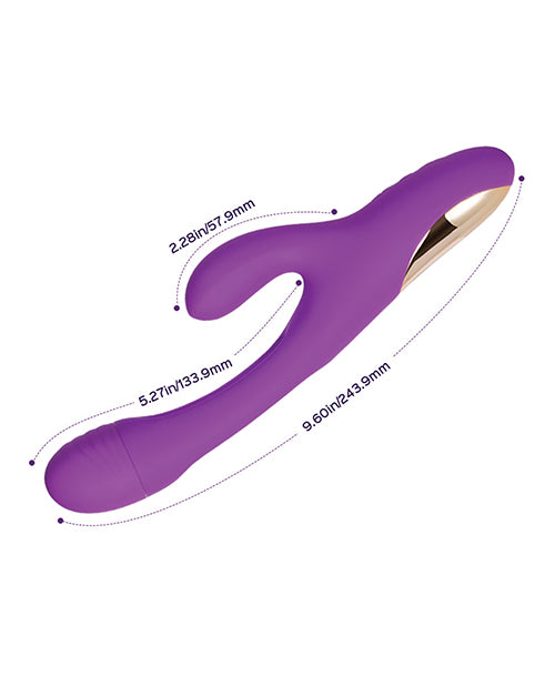 Bora Purple G-Spot Tapping Rabbit Vibrator - Ultimate Pleasure Revolution Product Image.