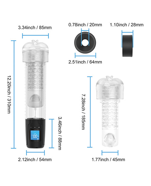 CALVIN Vibrating Pump: Customisable Pleasure & Enlargement Product Image.