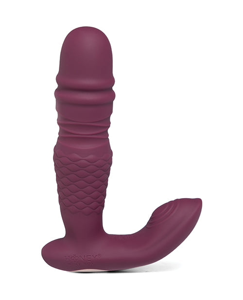 Vibrador de doble extremo controlado por aplicación Ryder - Rosy Red Product Image.