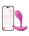 Vibrador portátil compatible con la aplicación Oly Pink