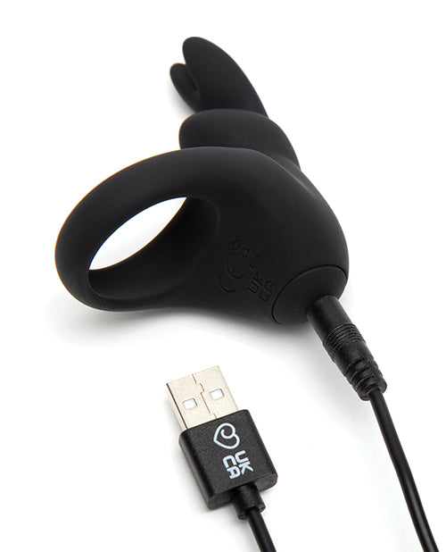 Happy Rabbit Rechargeable Cock Ring: Ultimate Shared Pleasure Product Image.