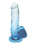 Shades Jelly TPR Gradient Dong Medium: placer sensual en azul degradado/violeta 🌈