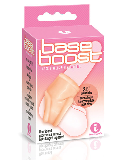 9's Base Boost Cock & Balls Sleeve: Ultimate Pleasure Upgrade Product Image.