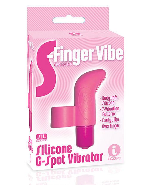 Vibrador S-finger de 9: placer compacto mientras viajas Product Image.