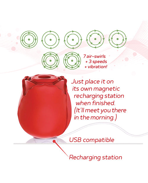野玫瑰經典振動器 - 紅色 Product Image.