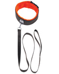 Icon Brands Orange Fur-Lined Short Leash: A Touch of Elegance for Your Pet Adventures