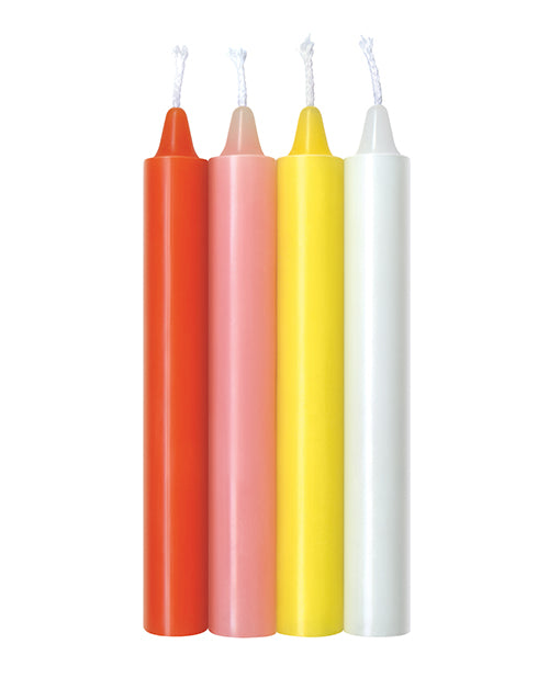 Icon Brands 9 支感性溫暖滴落蠟燭 - 粉彩套裝（4 件組） Product Image.