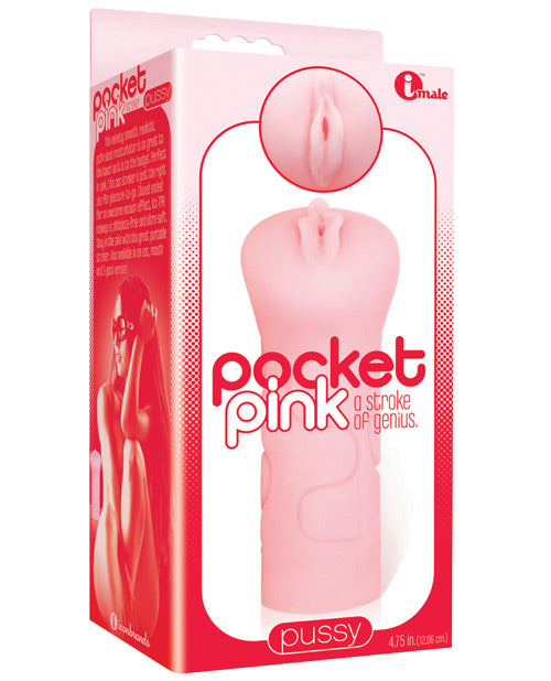 Icon Male Pocket Pink Mini Pussy Masturbator - featured product image.