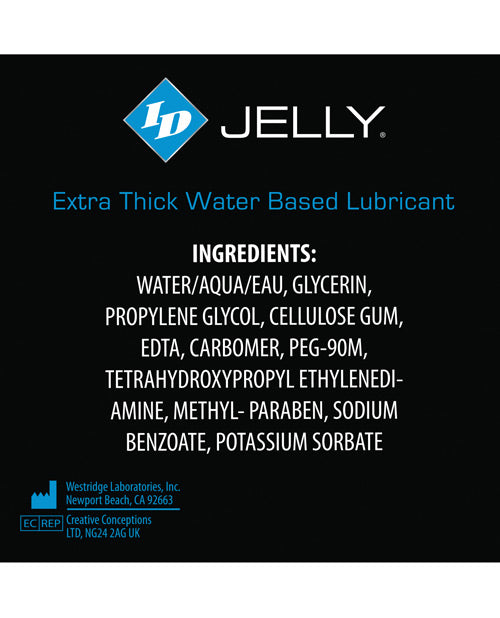 ID Jelly Lubricant Travel Tube - 2 oz Product Image.