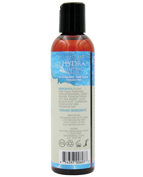 Intimate Earth Hydra Vegan Water-Based Lubricant Product Image.