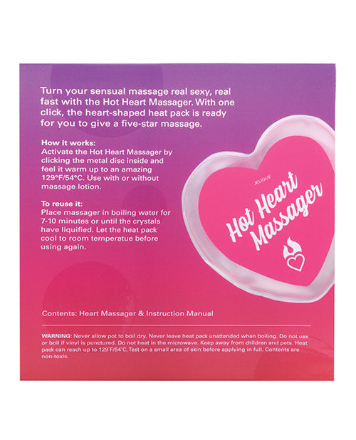 Jelique Hot Heart Massager - Your Personal Oasis of Warmth and Comfort Product Image.