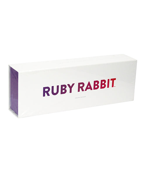 JimmyJane Ruby Rabbit - Vibrador de doble estimulación rosa Product Image.