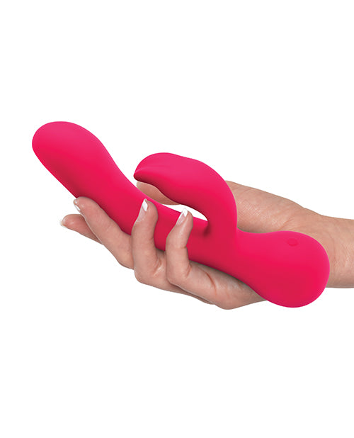 JimmyJane Ruby Rabbit - Vibrador de doble estimulación rosa Product Image.