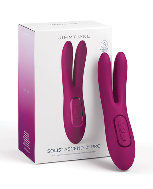 JimmyJane Solis Ascend® 2 Pro: estimulador de estimulación auditiva dual Product Image.