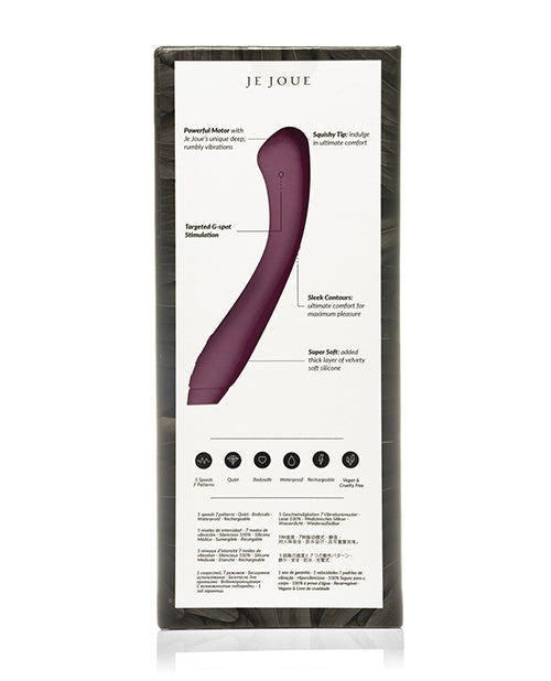 Vibrador Je Joue Juno G Spot - Placer de lujo personalizable Product Image.
