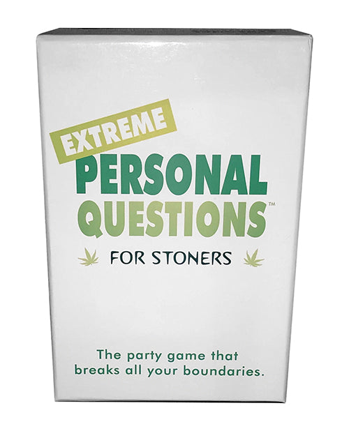 "Extreme Personal Questions for Stoners: Hilarious Game Night Fun!" Product Image.