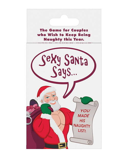 Juego de cartas Stoned Santa Says para parejas Product Image.