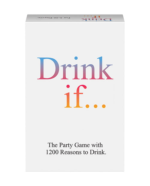 "Juego de cartas Drink If: ¡1200 razones para celebrar!" Product Image.