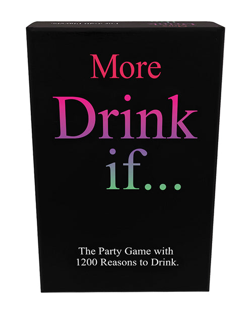 More Drink If Card Game: A Night of Laughter and Connection Product Image.