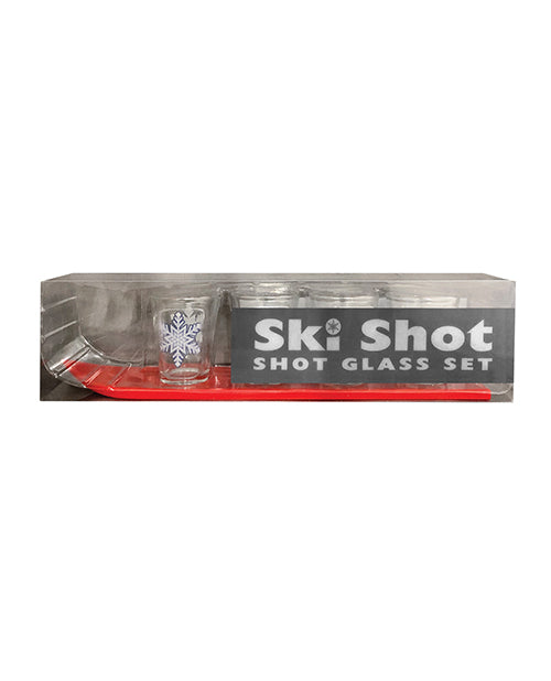 Juego de vasos de chupito de esquí: mejora tu juego de fiesta Product Image.