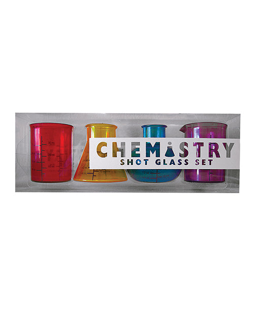 Juego de vasos de chupito de química - Juego de 4 Product Image.