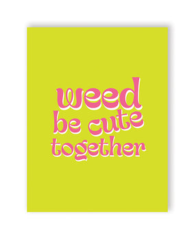 Hierba Be Cute 420 Tarjetas de felicitación - Featured Product Image