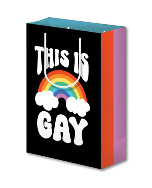 Esta es una bolsa de regalo de nubes gay - featured product image.