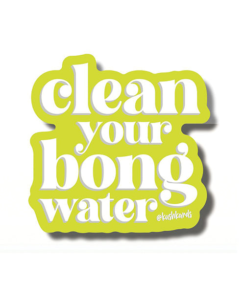 Bong Water Sticker - Pack of 3 Product Image.