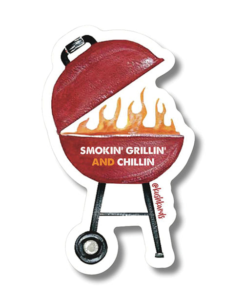 Grillin Chillin Sticker - Pack of 3 - featured product image.