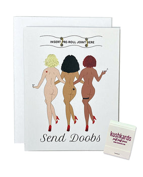 Tarjeta de felicitación Doobs con caja de cerillas - Featured Product Image