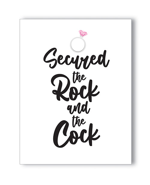 Shop for the Rock Cock Bachelorette Card at My Ruby Lips
