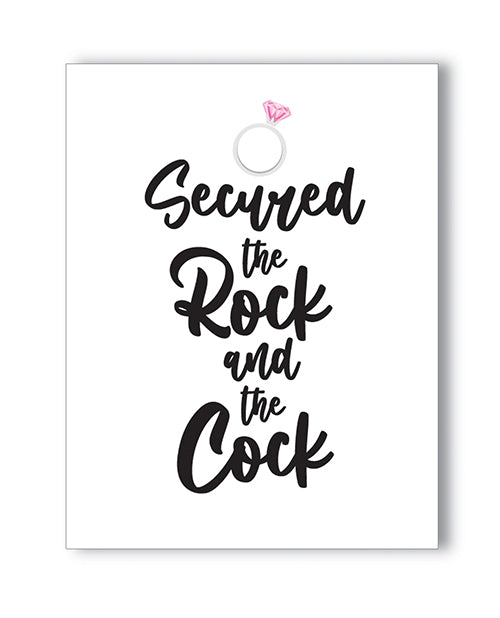 Rock Cock Bachelorette Greeting Card Product Image.