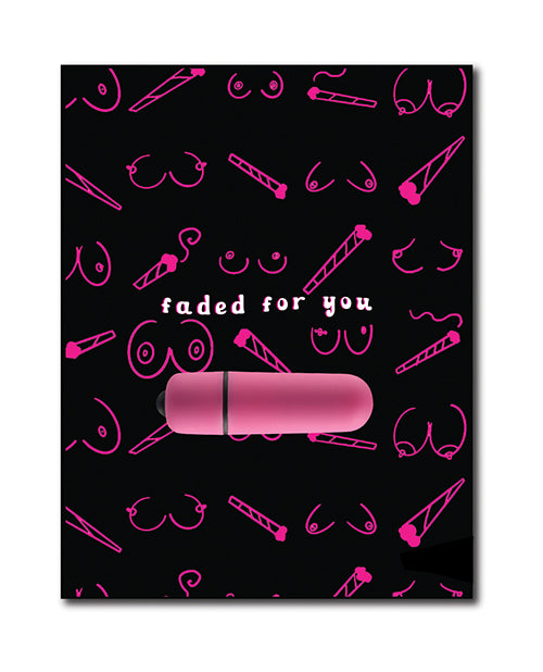 420 Foreplay Faded For You Saludo con vibrador Rock Candy y toallitas Fresh Vibes Product Image.
