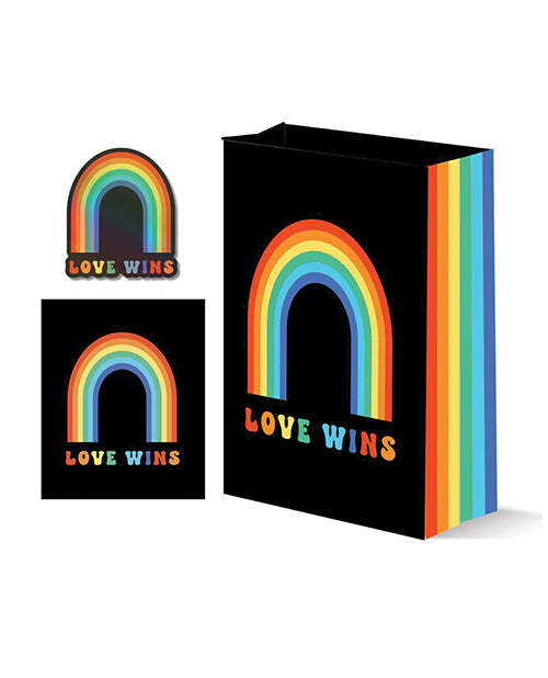 El amor gana: conjunto del orgullo arcoíris - featured product image.