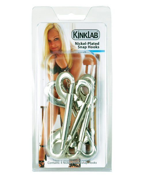 KinkLab Bondage Snap Hooks - Set of 4 Product Image.
