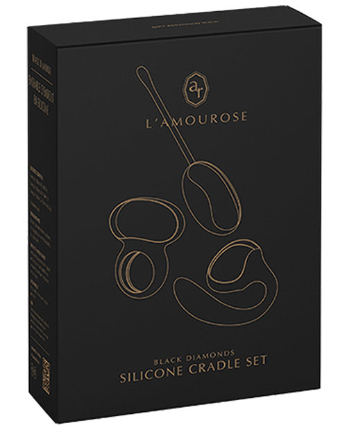 Lamourose Paramour 黑色矽膠搖籃 🖤 Product Image.