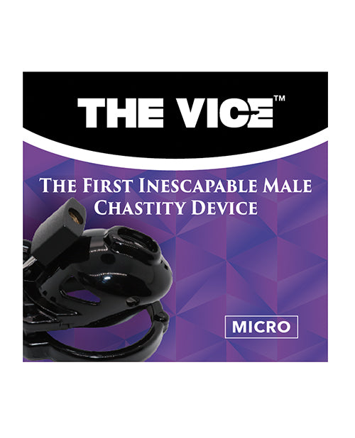 Adopte la máxima libertad de castidad con The Vice Micro de Locked In Lust: maravilla compacta para una negación total 🗝️🔒 Product Image.