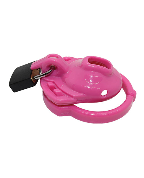 The Vice Clitty: Jaula de castidad rosa ultrapequeña 🗝️ Product Image.