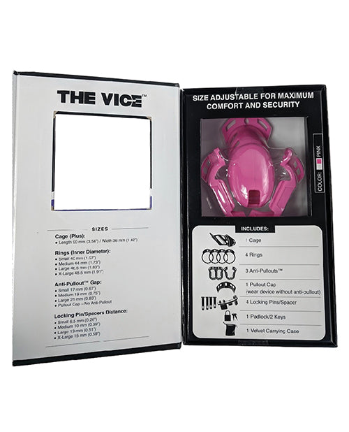 The Vice Plus: jaula de máxima comodidad y seguridad Product Image.