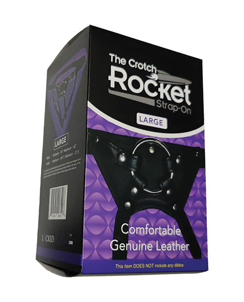 Locked In Lust Crotch Rocket Strap-on - Black Product Image.