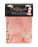 3ft Rose Gold Glitterati Penis Mylar Balloon
