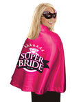 Super Bride Hot Pink & Black Cape Set