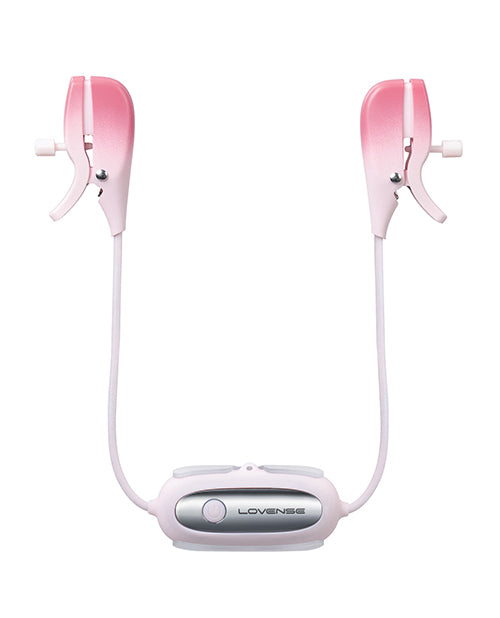 Lovense Gemini 粉紅色振動乳頭夾：應用程式控制的樂趣 Product Image.