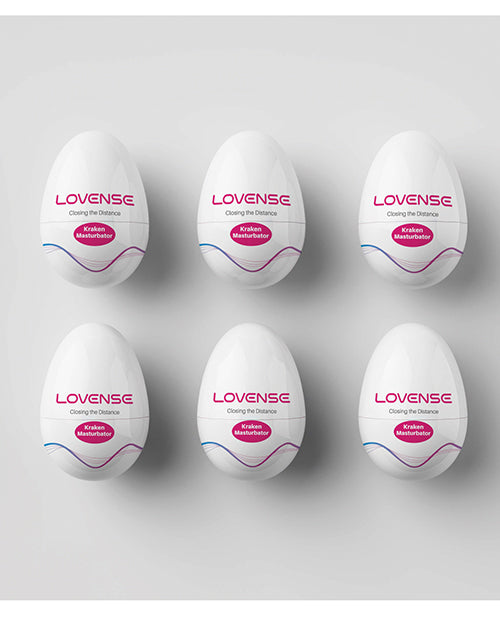 Lovense Kraken Egg 6-Pack - White Product Image.