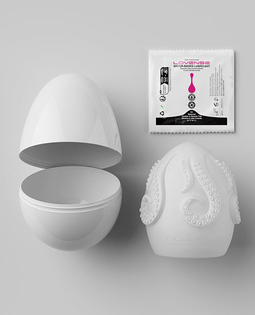 Lovense Kraken Egg - White Product Image.