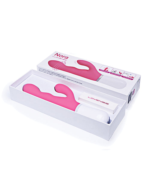 Lovense Nora 旋轉頭兔子震動器 - 粉紅色 Product Image.