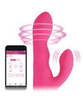 Lovense Nora Rotating Head Rabbit Vibrator - Pink