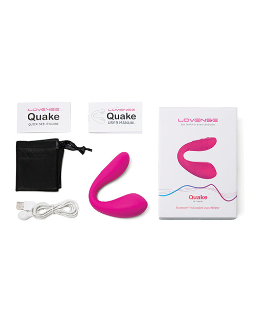 Lovense Dolce Pink Customisable Dual Stimulator Product Image.